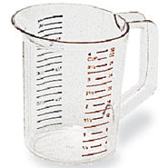 Rubbermaid Commercial Products 3216cle Bouncer Measuring Cup, 32 Oz. - Clear