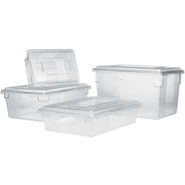 Rubbermaid Commercial Products 3304cle Food & Tote Boxes, 5 Gal. - Clear