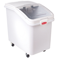 Rubbermaid Commercial Products 360388whi Prosave Mobile Ingredient Bin, 30.86 Gal.