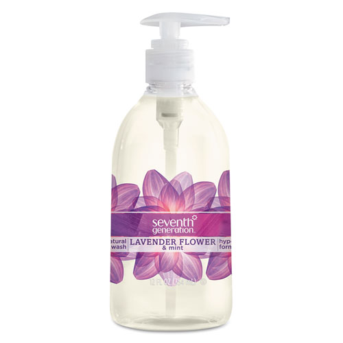 22926 Natural Hand Wash, Lavender Flower & Mint - 12 Oz. Pump Bottle