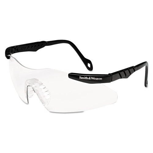 19799 Magnum 3g Safety Eyewear Black Frame, Clear Lens