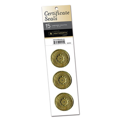 Southworth 99294 1.75 In. Certificate Seals Achievement - Gold