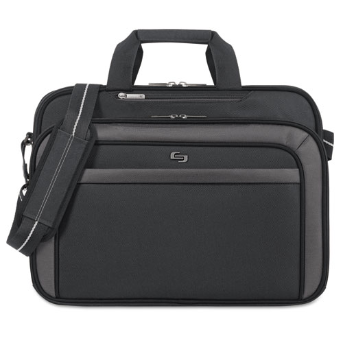 Cla3144 Pro Briefcase - Gray, 17.3 In.