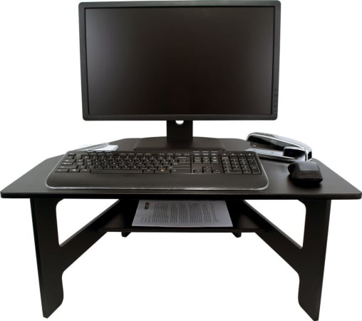 Dc100 High Rise Stand-up Desk Converter, Black