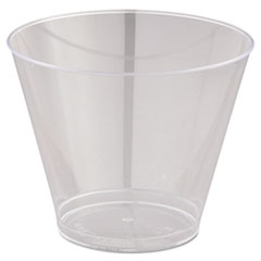 T9s 9 Oz. Comet Smooth Wall Tumblers, Clear