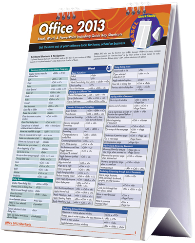 Office 2013 Quickstudy Easel
