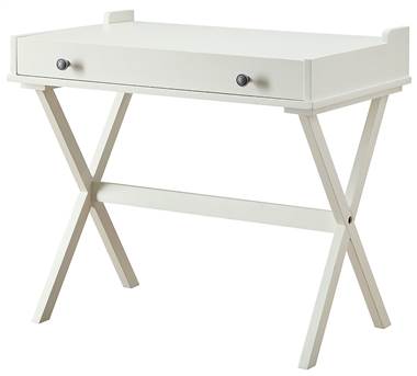 Carolina Chair & Table 3422-mw Elise Flip Top Cork Board Desk