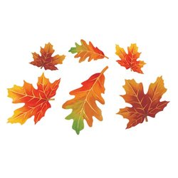 Hoffmaster Group 990201 Paper Leaves Cutout - Assortment