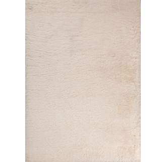 Rug127685 9 X 12 Ft. Shag Solid Pattern Polyester Area Rug, Ivory & White