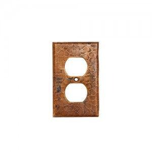 So2-pkg2 Copper Switchplate Single Duplex, 2 Hole Outlet Cover