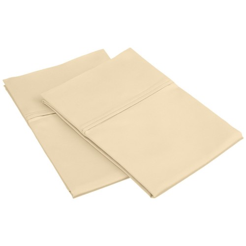 Co-450sdpc Slsd 450 Standard Pillowcase Set, Supima Cotton Solid - Sand