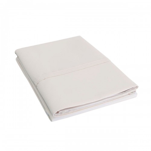 C1000sdpc Sliv 1000 Standard Pillowcase Set Solid Cotton - Ivory