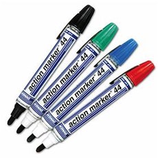 ITW44002 Dykem Action Marking Pen- Red