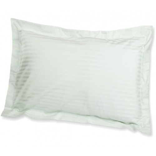 650kgps Stmt 650 King Pillow Shams, Egyptian Cotton Stripe - Mint