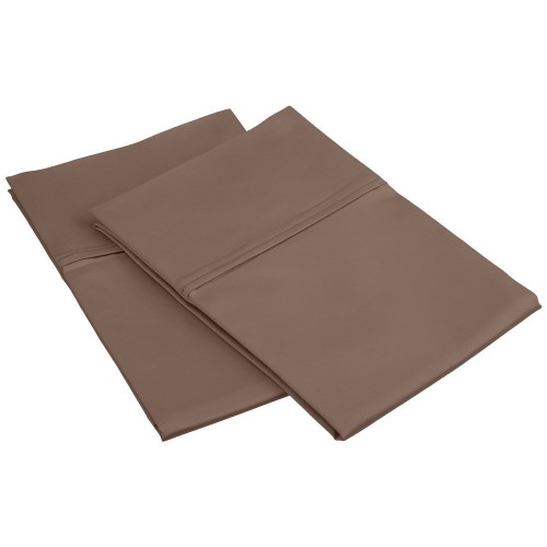 Co-450sdpc Sltp 450 Standard Pillowcase Set, Supima Cotton Solid - Taupe