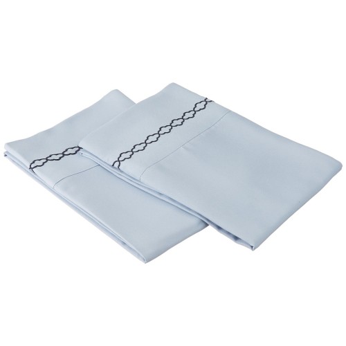 -executive 3000 Mf3000kgpc Cllbnb Executive 3000 Series King Pillow Cases - Light Blue & Navy Blue