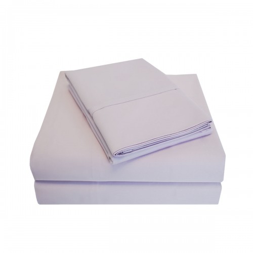 C800kgsh Slli 800 King Sheet Set Solid Cotton - Lilac, 6 Pieces