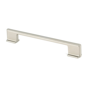S 8-103216012835 128 Mm. Or 160 Mm. Thin Square Cabinet Pull - Handle Satin Nickel