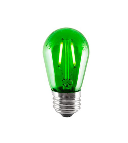 776561 2 Watt Medium Base Led S14 Sign Bulb Green - Pack Of 5