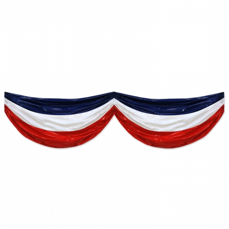 Mpany Patriotic Plastic Bunting - Red, White & Blue