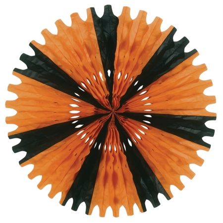 Mpany Tissue Fan - Orange & Black