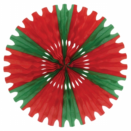 Mpany Tissue Fan - Red & Green
