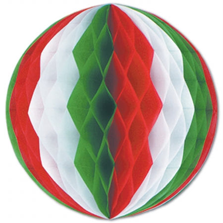 Mpany Tissue Ball - Red, White & Green