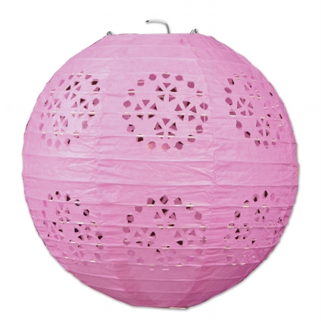 UPC 034689060840 product image for mpany 59843-P Lace Paper Lanterns - Pink | upcitemdb.com