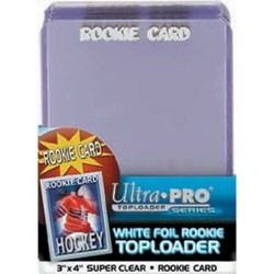 Top Loader - 3"x4" White Rookie (25 Per Pack)