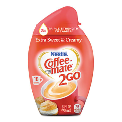 UPC 050000449392 product image for Nestle NES77288 2Go Liquid Creamer Extra Sweet & Creamy Squeeze Bottle | upcitemdb.com