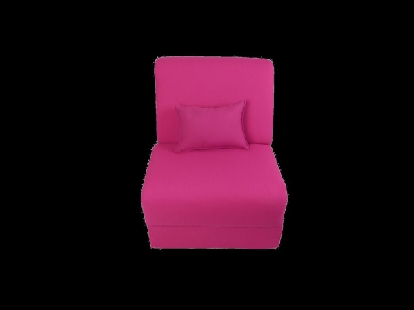 Teen Chair With Pillow Fuchsia Canvas