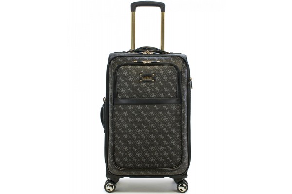 guess logo affair suitcase