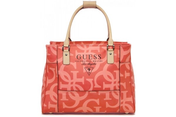 UPC 885935852265 product image for Guess Travel C6199919 Thurston Deluxe Shopper Tote - Coral | upcitemdb.com