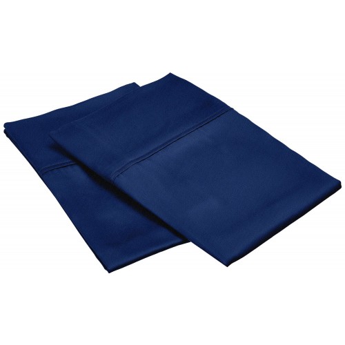 Mo300sdpc Slnb 300 Standard Pillow Cases, Modal Solid - Navy Blue