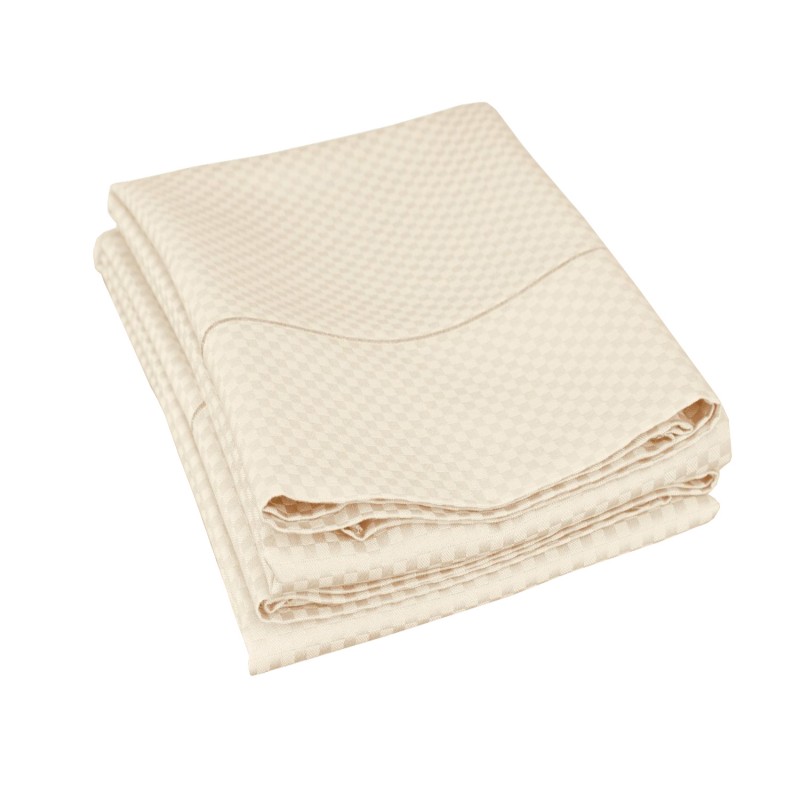 Cr800sdpc Chiv 800 Standard Pillowcase Set Cotton Rich - Ivory