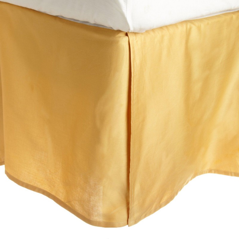 300qnbs Slgl 300 Queen Bed Skirt, Egyptian Cotton Solid - Gold