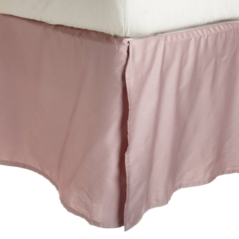 300qnbs Sllv 300 Queen Bed Skirt, Egyptian Cotton Solid - Lavender