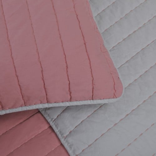 Quilt Brandon-tw-pk 100 Percent Cotton Brandon Twin & Twin Xl Quilt Set - Pink, 2 Pieces