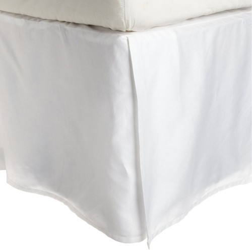Executive 3000 Executive 3000 Series Twin Xl Bed Skirt, 2 Line Embroidery - White