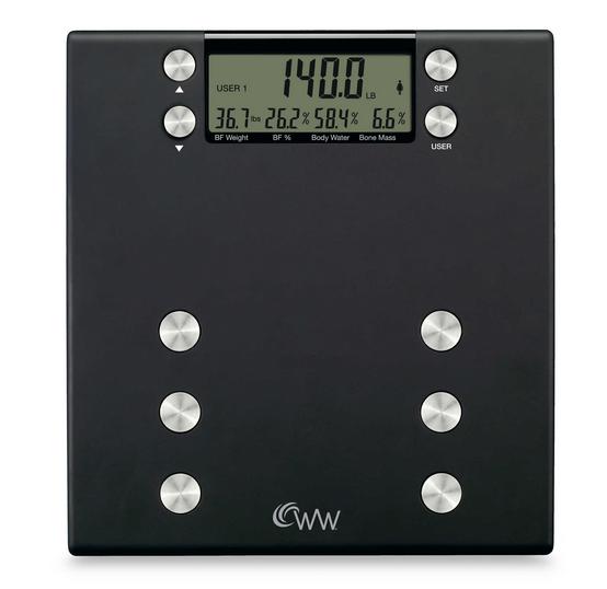 Ww54 Weight Watchers Body Analysis Scale