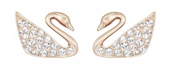 5144289 Swan Mini Pierced Earrings