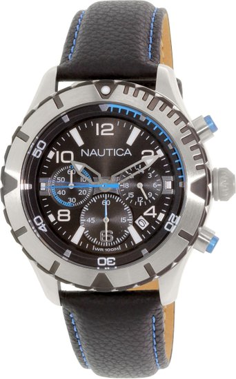 Nautica Leather, Cloth, and Resin Band Watches