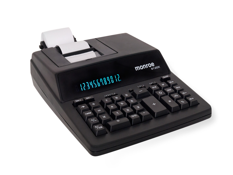 6120x Black Heavy Duty Print - Display Calculator