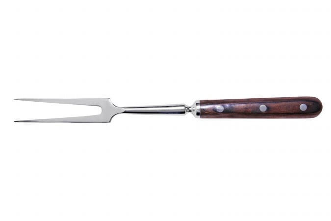 M26090 Praxis 12.25 In. Forged Fork, Wood Handle
