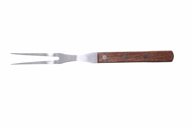 M26150 Praxis Pot Fork With Wood Handle 12.5 In.
