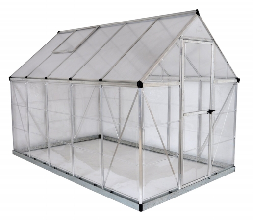 Hg5510 Hybrid Greenhouse - 6 X 10 Ft. - Silver