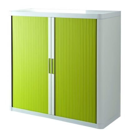 E1ct0005300042 Easyoffice Storage Cabinet 41 In., White And Green