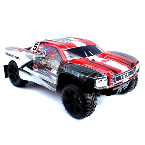 Blackout-sc-red Blackout Sc Scale Electric Short Course Truck - Red