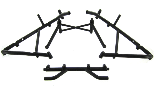 69505r Roll Cage Rear Rails Assembly, Version 2