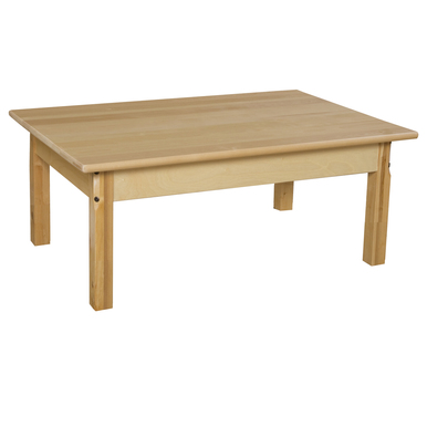 24 X 36 In. Rectangle Hardwood Table With 14 In. Legs